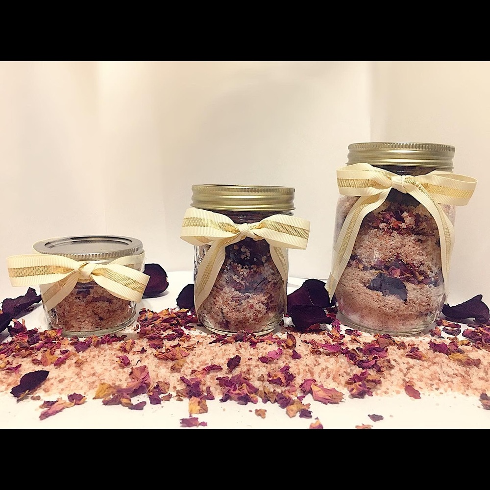 Pink Himalayan Rose bath salt